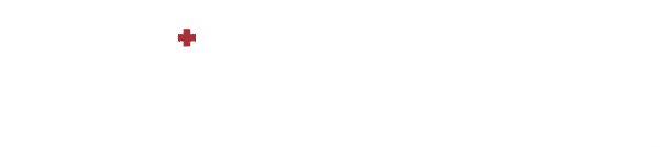 A white background with a small red square located in the upper left quadrant, resembling a symbol often seen in a veterinarian's office.